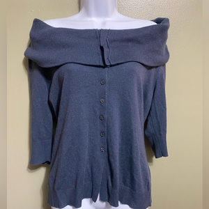 Soft Surroundings Off the Shoulder Sweater,‎ Size M